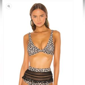 Tularosa Claudia Top in Leopard, Size: XS